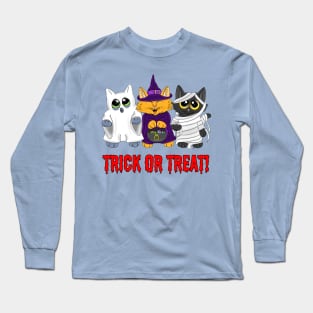 Trick or treat kittens! Long Sleeve T-Shirt